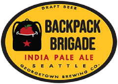 Backpack Brigade tap label